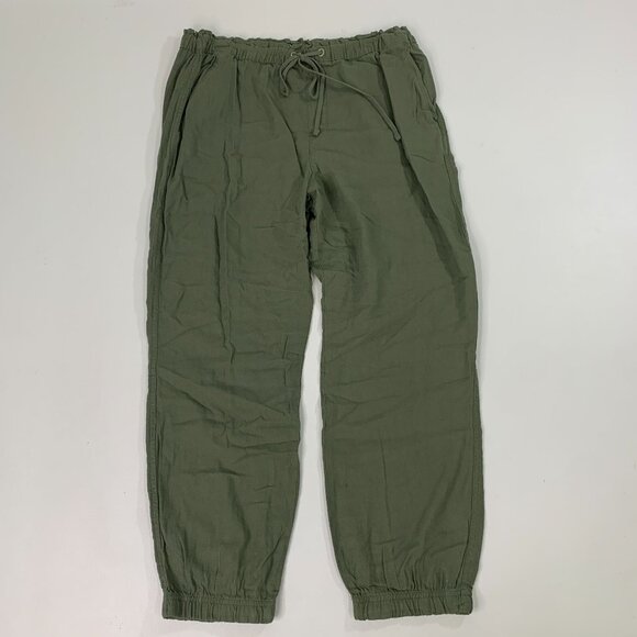 Social Standard Sanctuary Women's Pants Solstice Linen Jogger Pant XXL Green - Picture 2 of 8